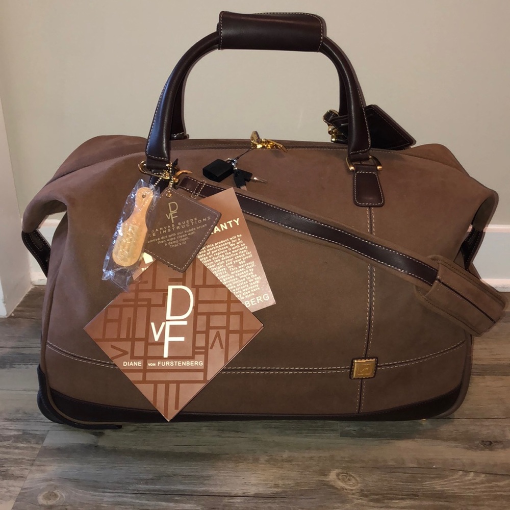 diane von furstenberg 20” wheeled carryon bag NWT